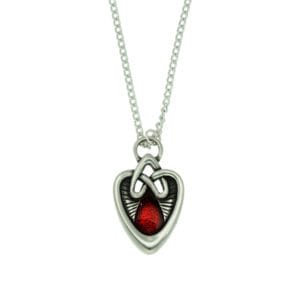 Miracle ornate heart pendant