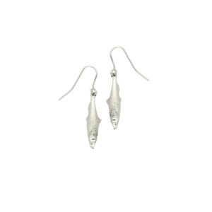 Mackerel drop earrings
