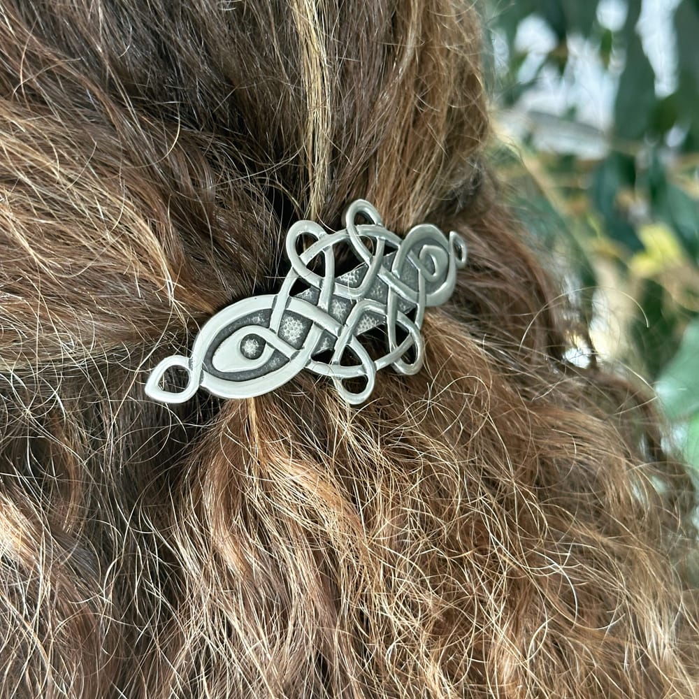 Celtic knot hair slide