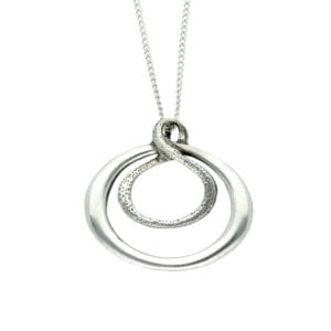 Large double loop pendant