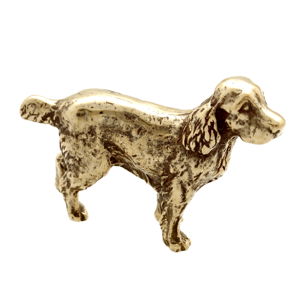 Medium bronze standing dog ornament
