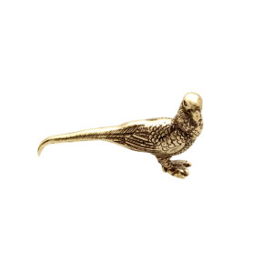 Small bronze pheasant ornament