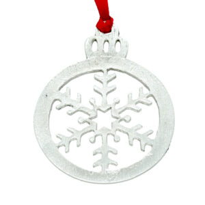 Snowflake bauble Christmas decoration