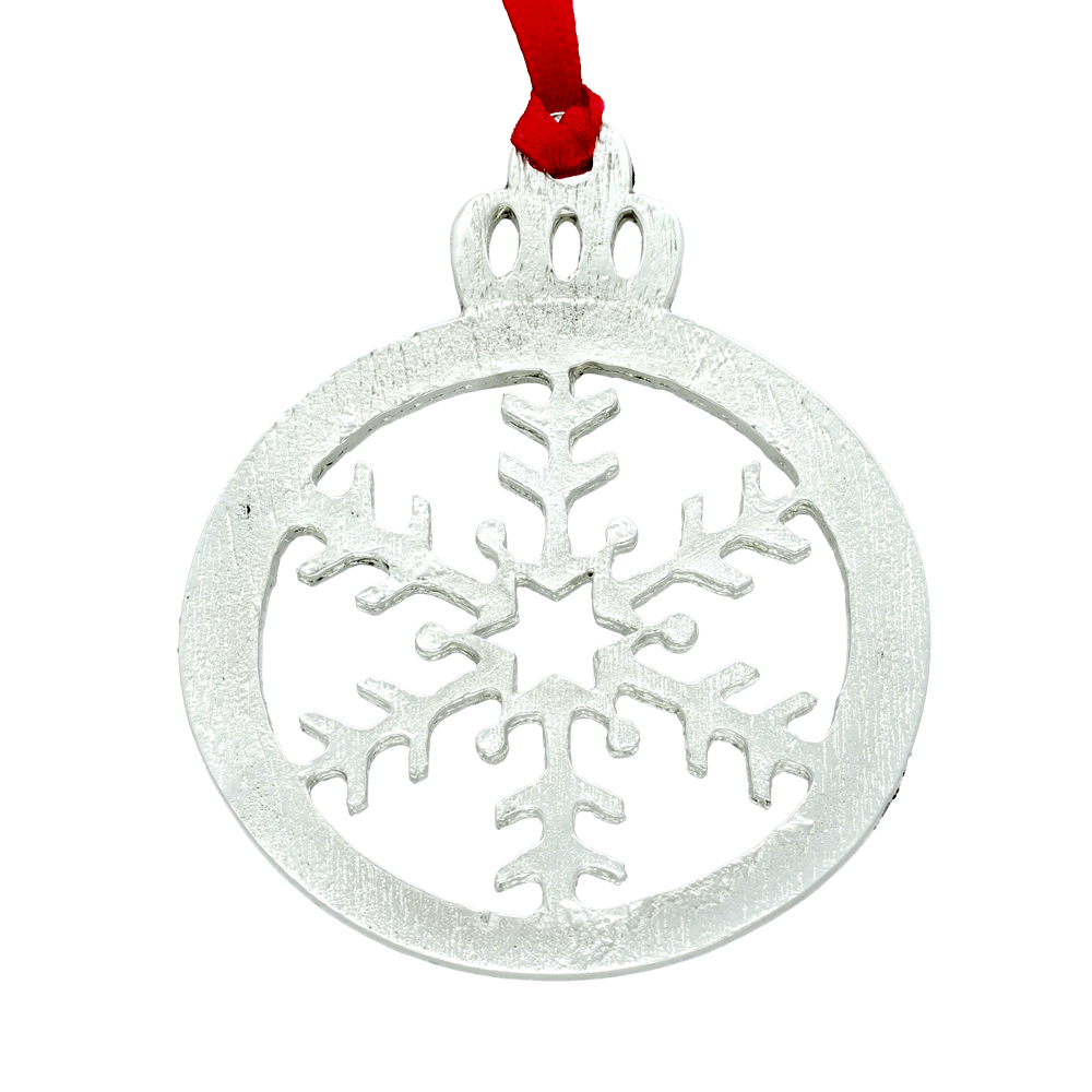 Snowflake bauble Christmas decoration